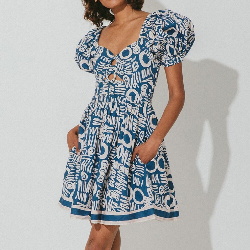 Cleobella Inez Mini Dress - Isla, Size Medium